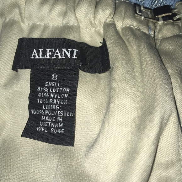 Alfani Baby Blue Sleeveless Lace Top NWT - Picture 6 of 9